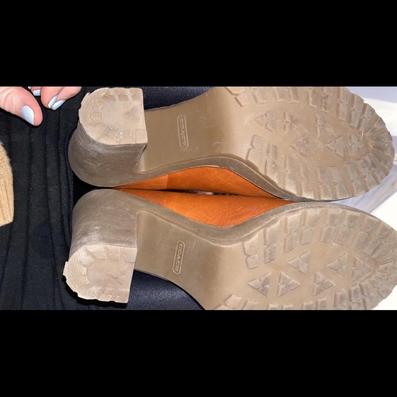 Coach leather booties - used - Picture 12 of 16